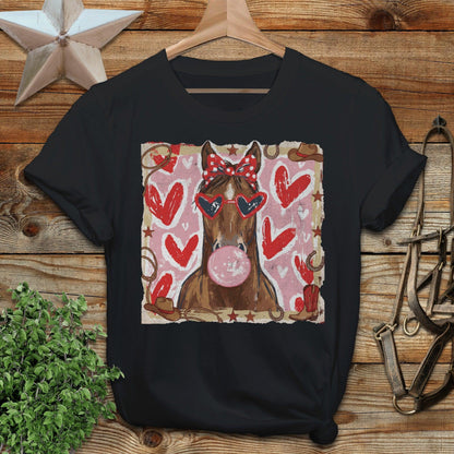Whimsical Valentine - Horse T-Shirt