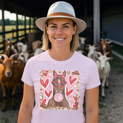 Whimsical Valentine - Horse T-Shirt