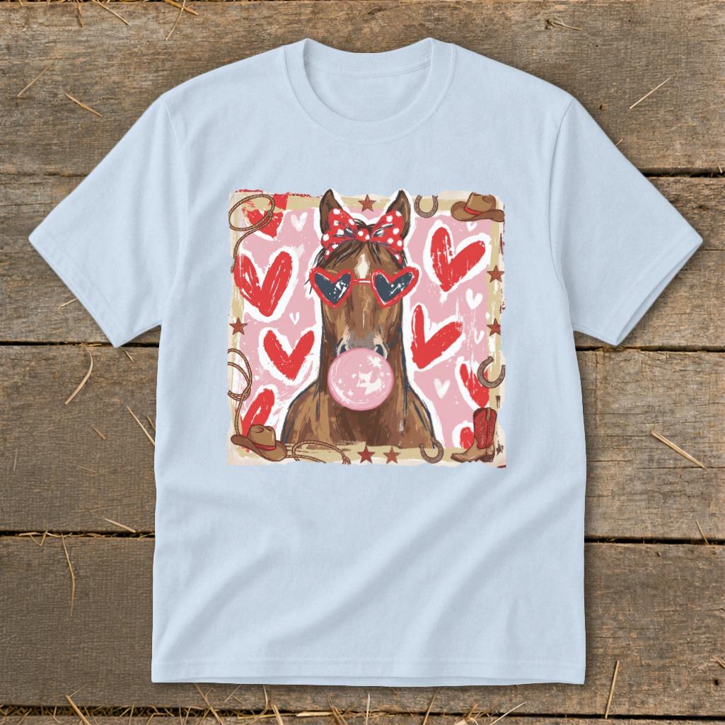 Whimsical Valentine - Horse Youth Tee