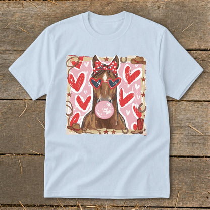 Whimsical Valentine - Horse Youth Tee