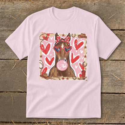 Whimsical Valentine - Horse Youth Tee