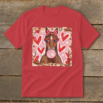 Whimsical Valentine - Horse Youth Tee