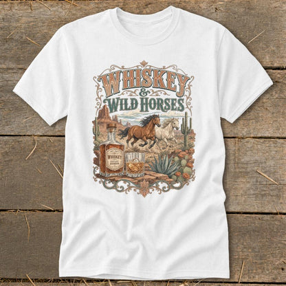 Whiskey & Wild Horses Classic Tee