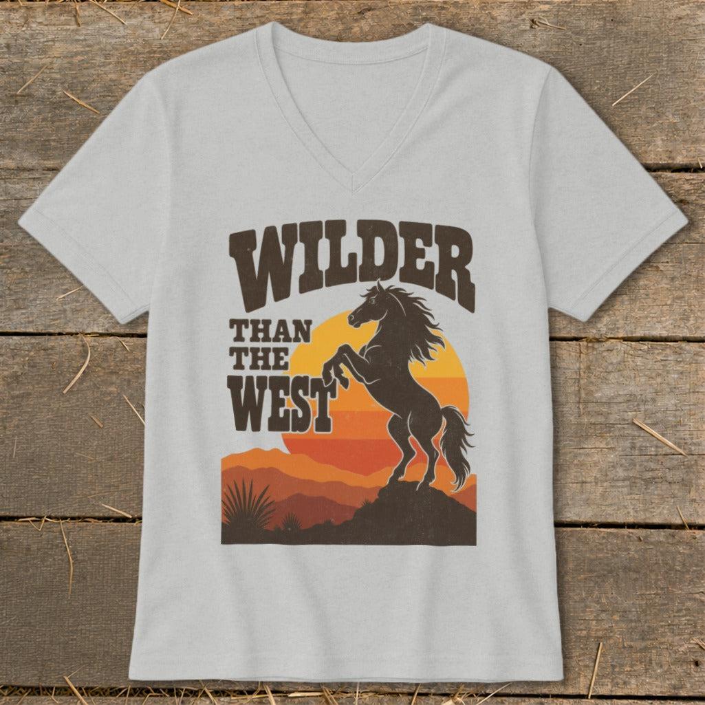 Wilder Than the West V-neck