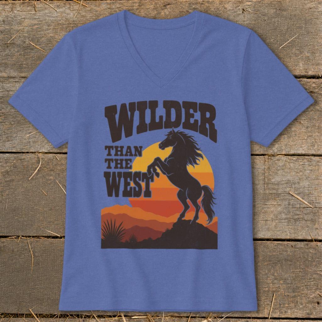 Wilder Than the West V-neck