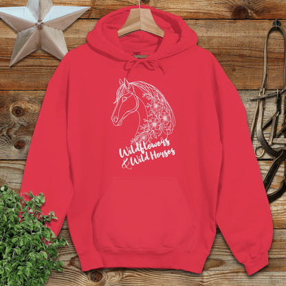 Wildflowers And Wild Horses Hoodie