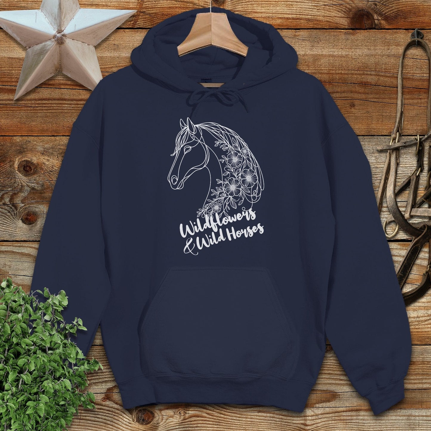 Wildflowers And Wild Horses Hoodie