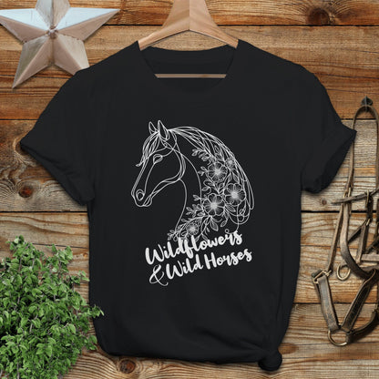Wildflowers And Wild Horses Softstyle Tee