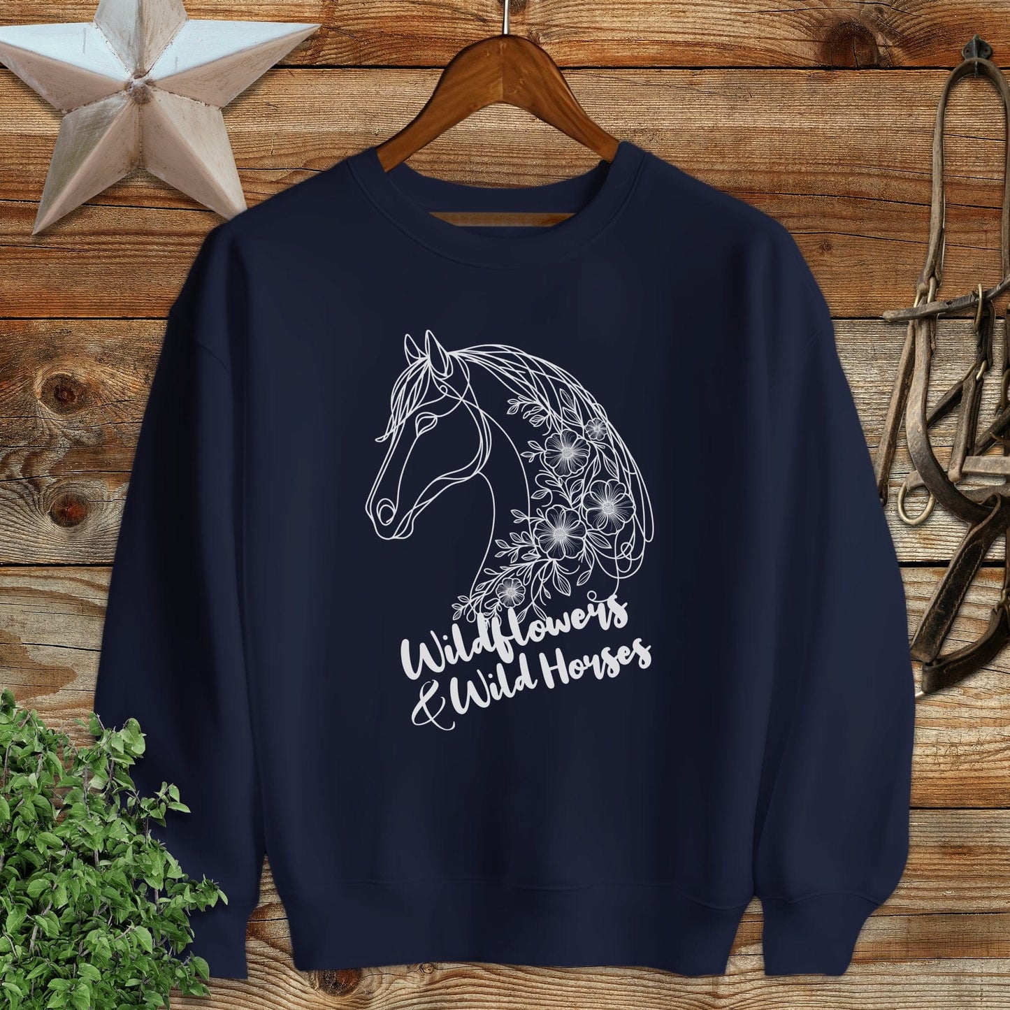 Wildflowers And Wild Horses Sweatshirt