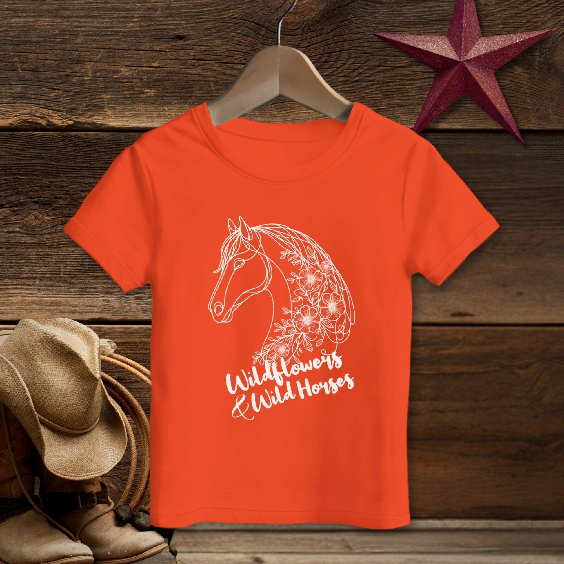 Wildflowers And Wild Horses T-Shirt (Toddler)