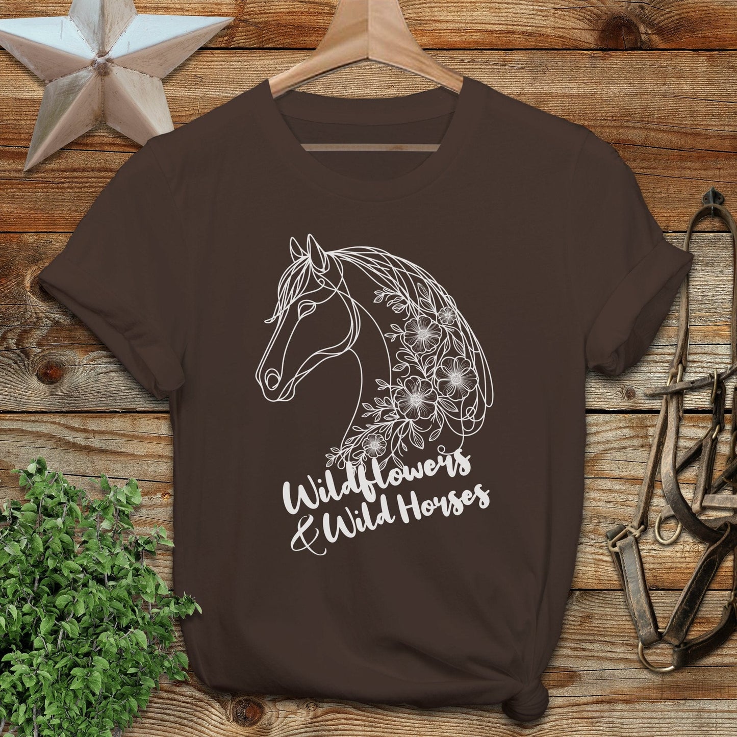 Wildflowers And Wild Horses T-shirt
