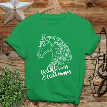 Wildflowers And Wild Horses T-shirt