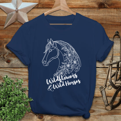 Wildflowers And Wild Horses T-shirt