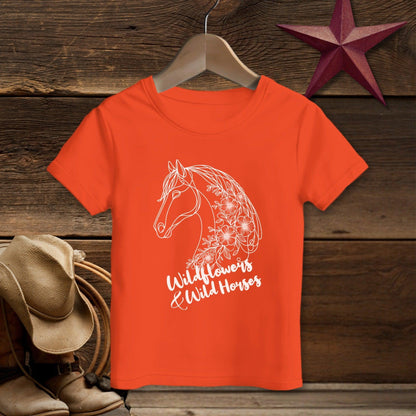 Wildflowers And Wild Horses T-shirt (Toddler)