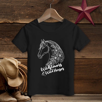 Wildflowers And Wild Horses T-shirt (Toddler)