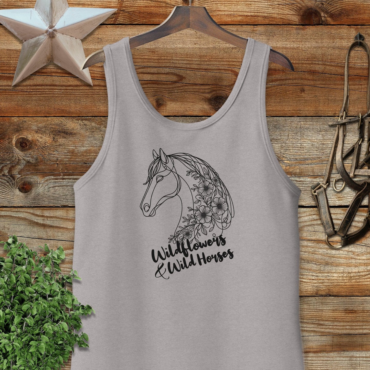 Wildflowers And Wild Horses Tank Top