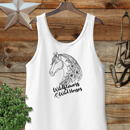 Wildflowers And Wild Horses Tank Top