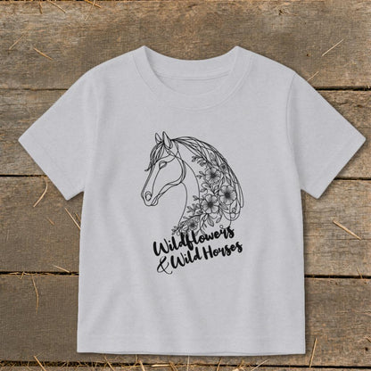 Wildflowers And Wild Horses Toddler Tee