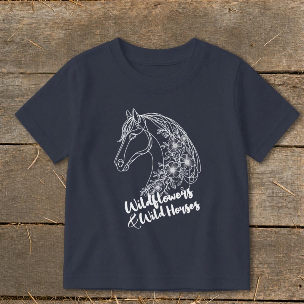 Wildflowers And Wild Horses Toddler Tee