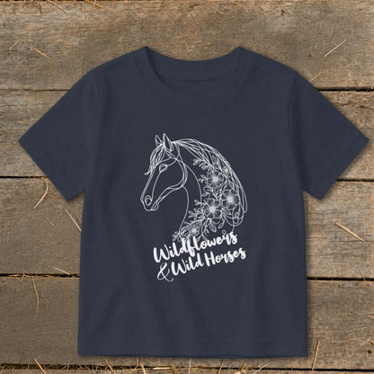 Wildflowers And Wild Horses Toddler Tee