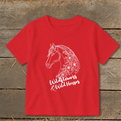 Wildflowers And Wild Horses Toddler Tee