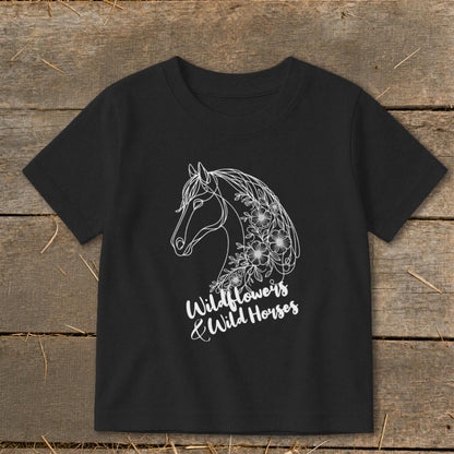 Wildflowers And Wild Horses Toddler Tee