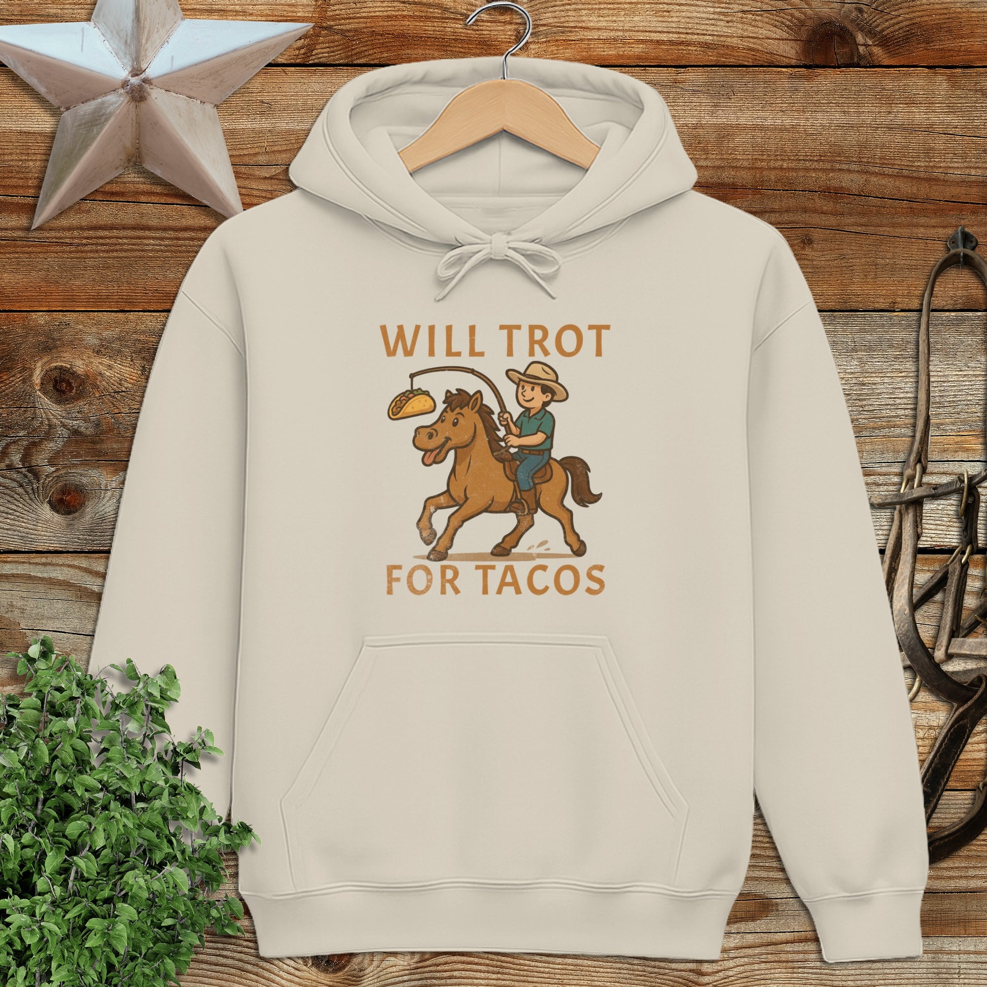 Will Trot for Tacos Hoodie