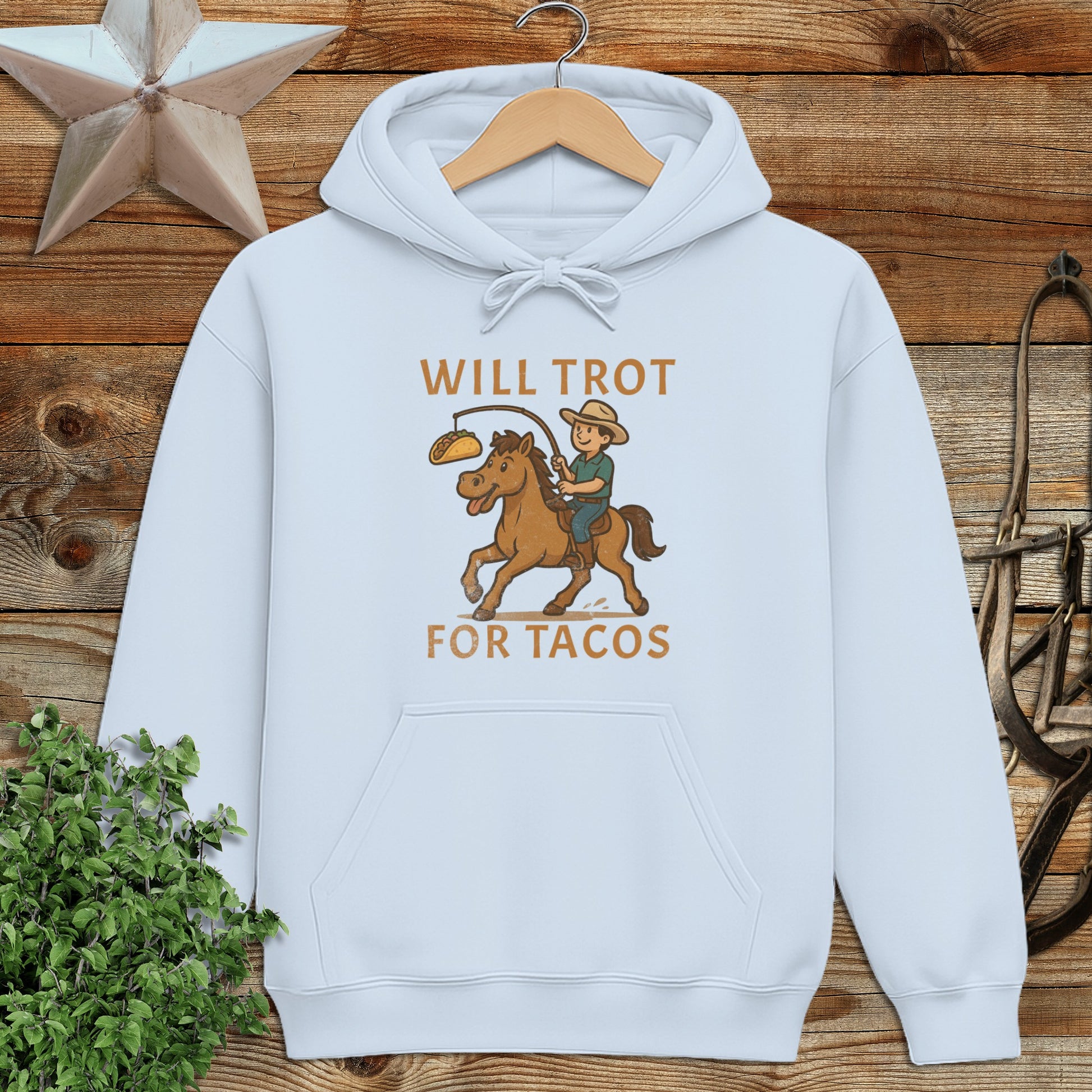Will Trot for Tacos Hoodie