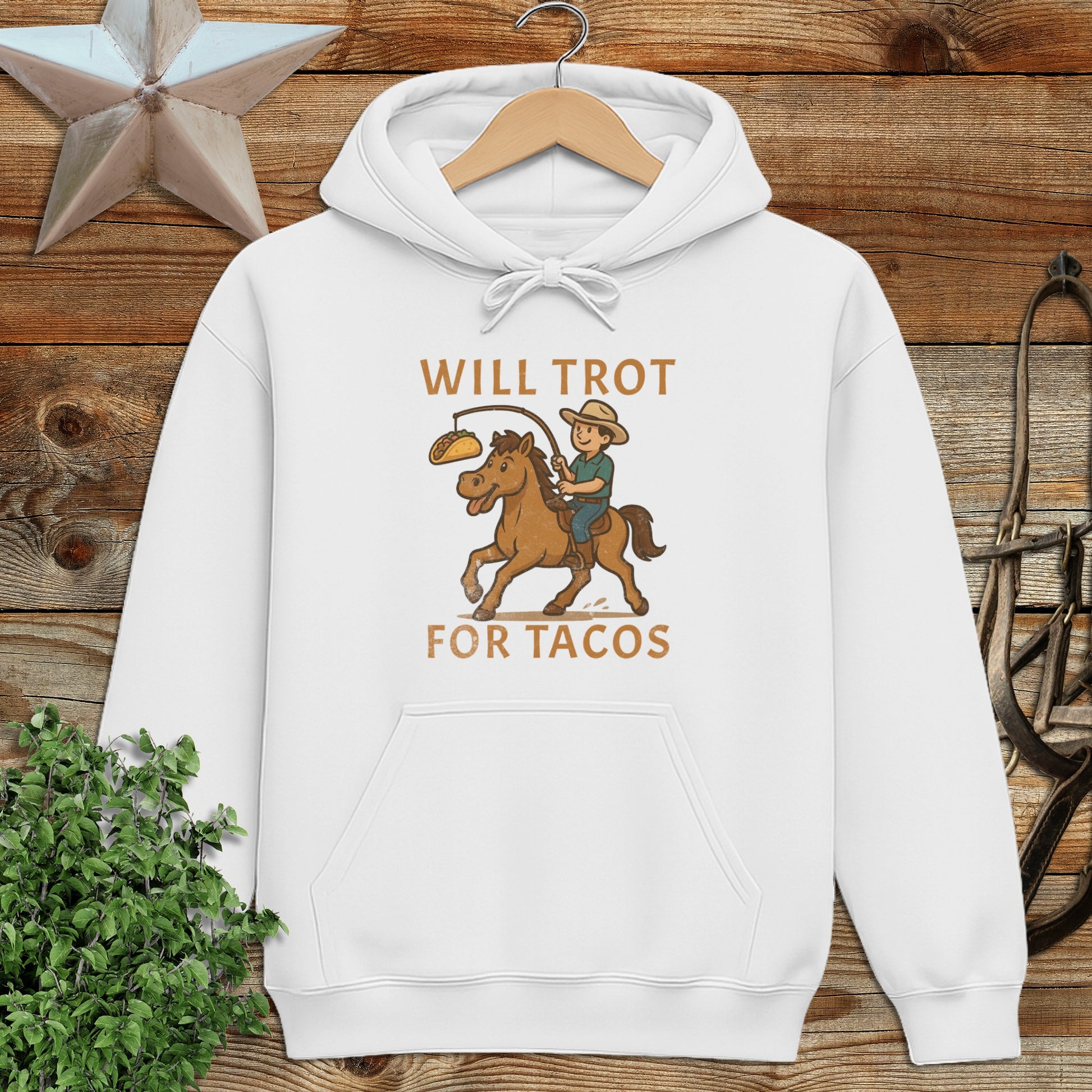 Will Trot for Tacos Hoodie