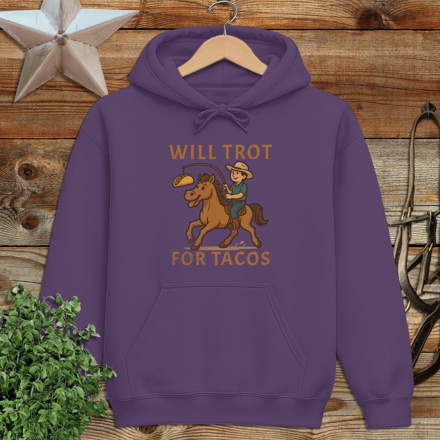 Will Trot for Tacos Hoodie