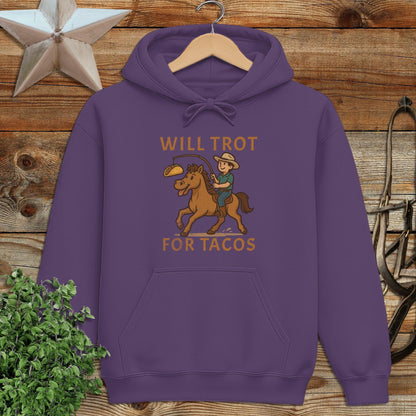 Will Trot for Tacos Hoodie