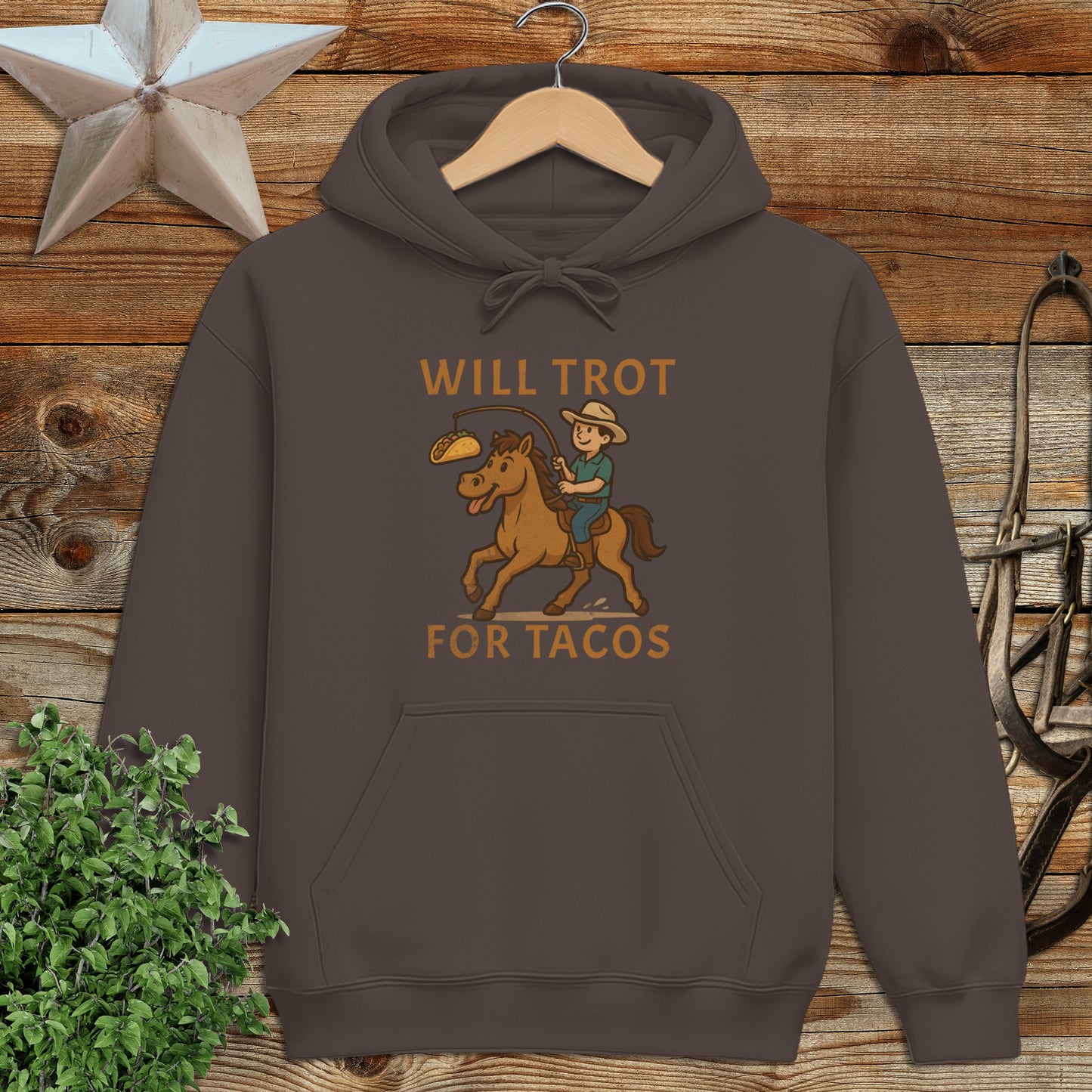 Will Trot for Tacos Hoodie