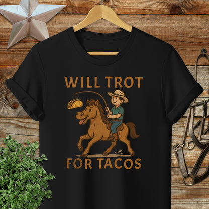 Will Trot for Tacos Softstyle Tee