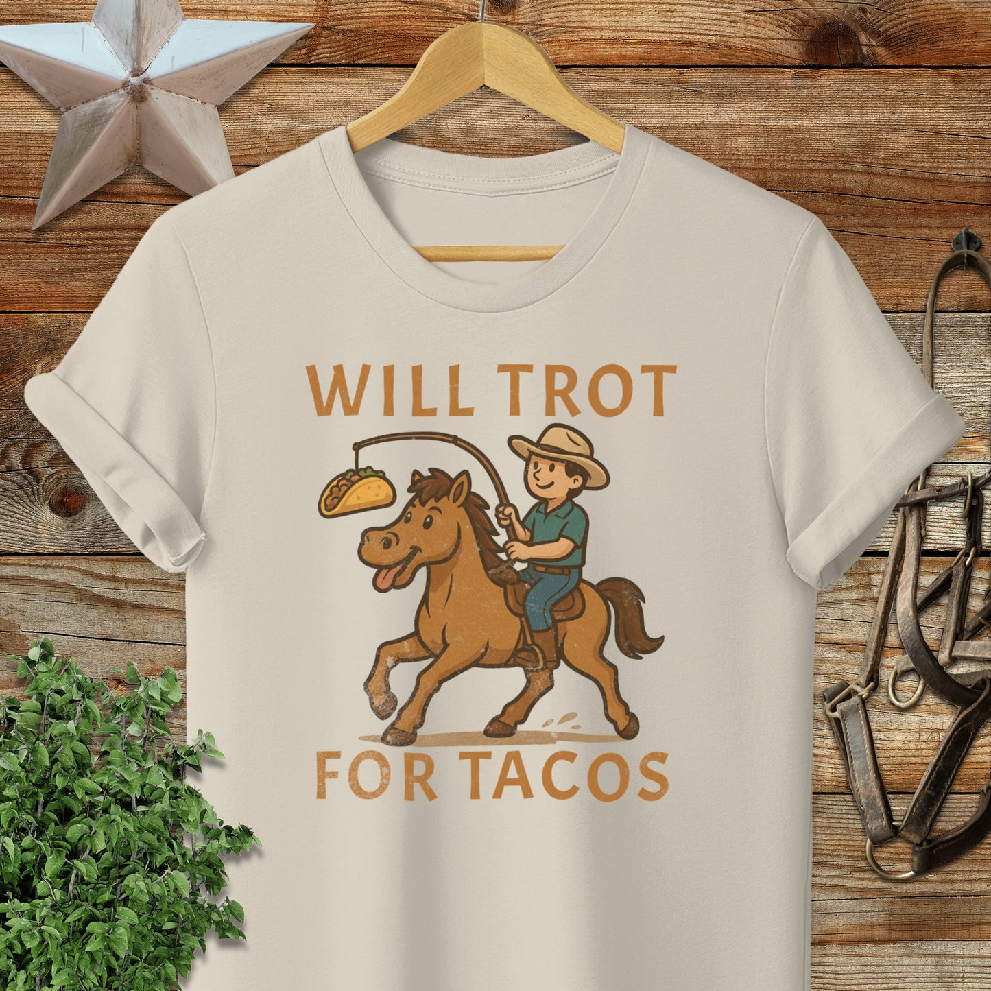 Will Trot for Tacos Softstyle Tee
