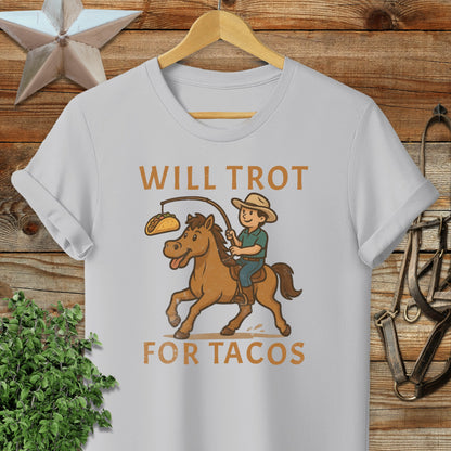 Will Trot for Tacos Softstyle Tee
