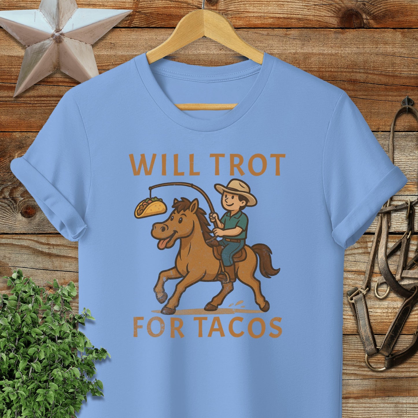 Will Trot for Tacos T-shirt