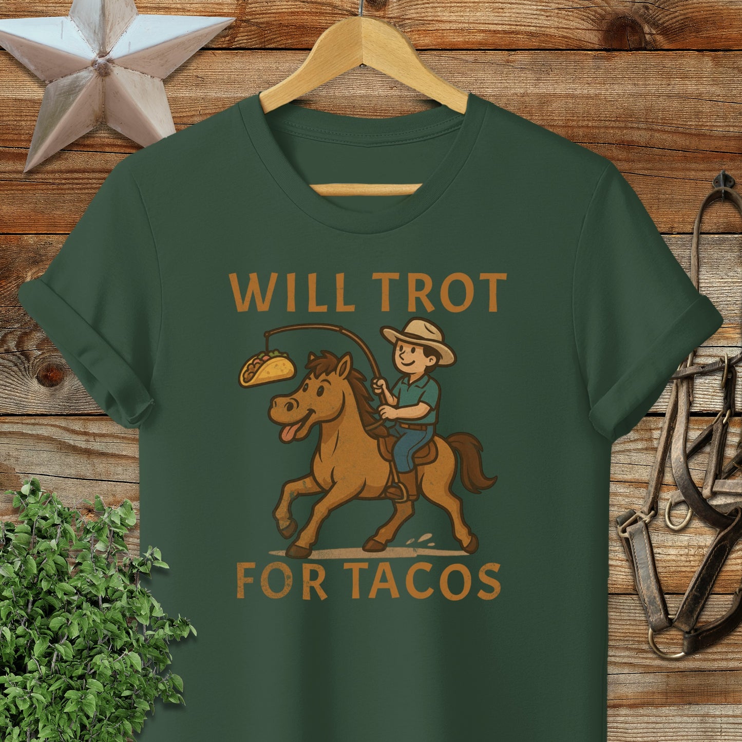 Will Trot for Tacos T-shirt