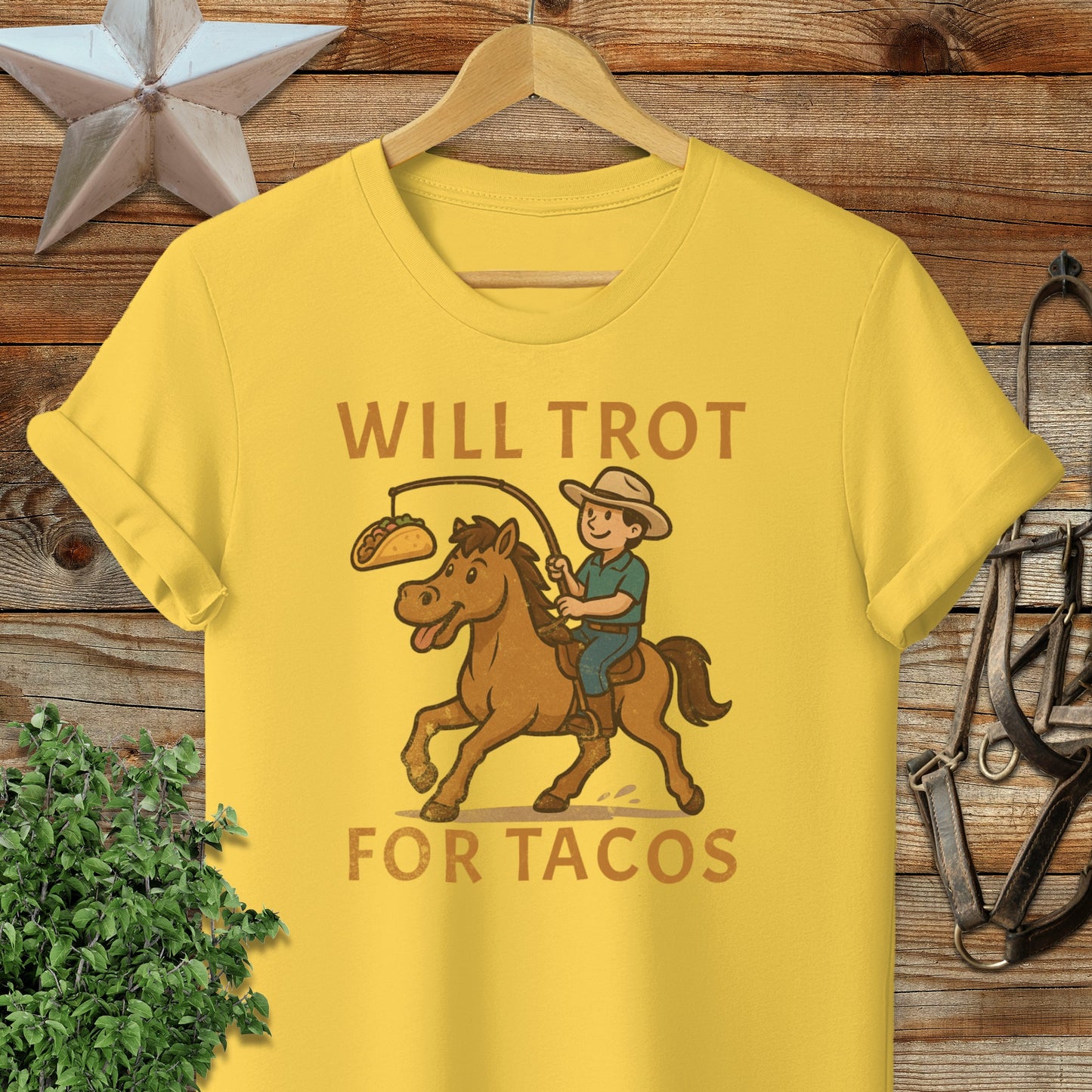 Will Trot for Tacos T-shirt