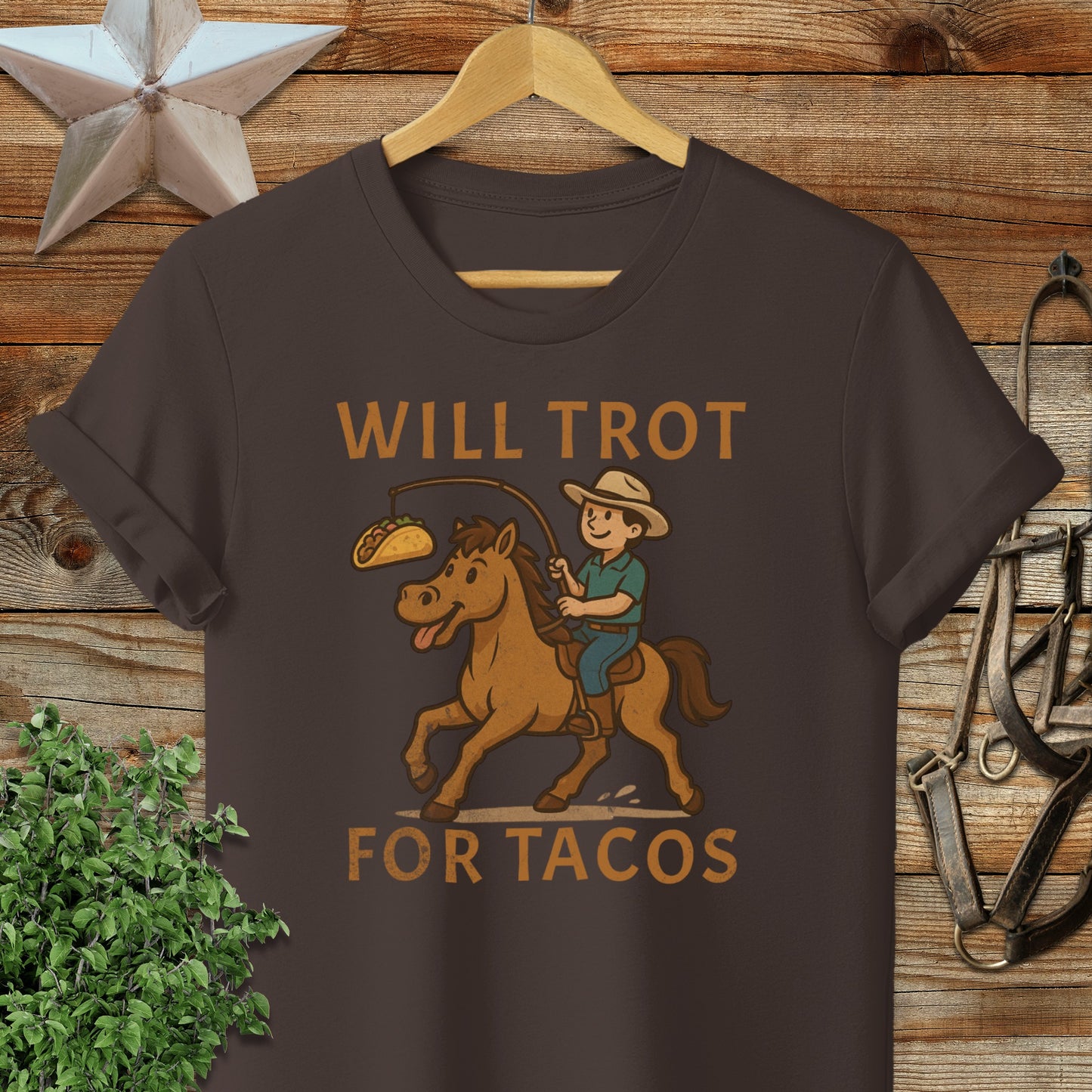 Will Trot for Tacos T-shirt