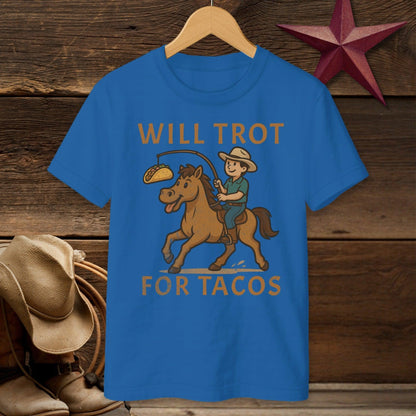 Will Trot for Tacos T-Shirt (Youth)