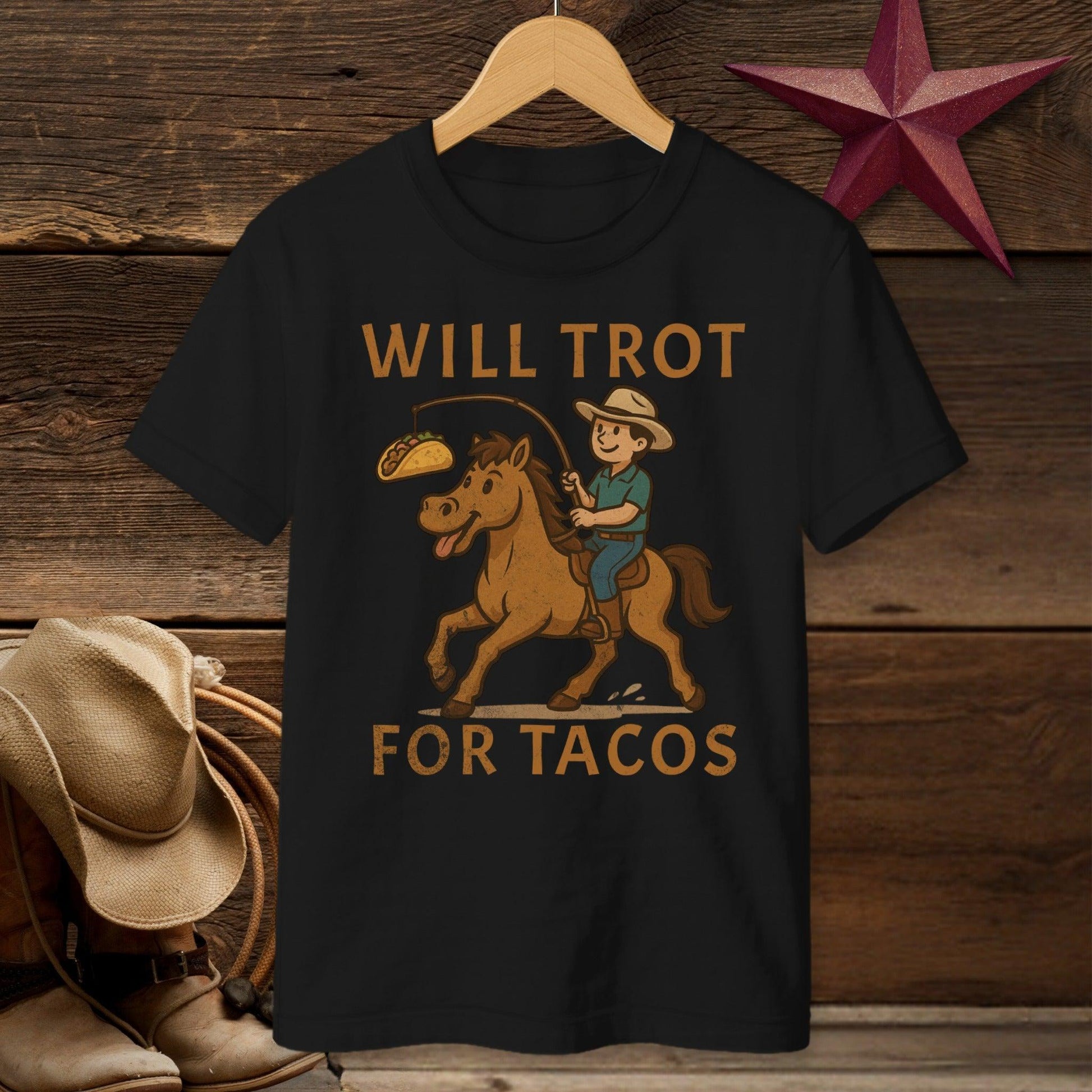 Will Trot for Tacos T-Shirt (Youth)