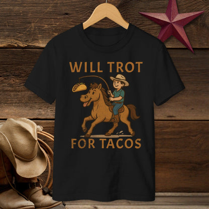 Will Trot for Tacos T-Shirt (Youth)