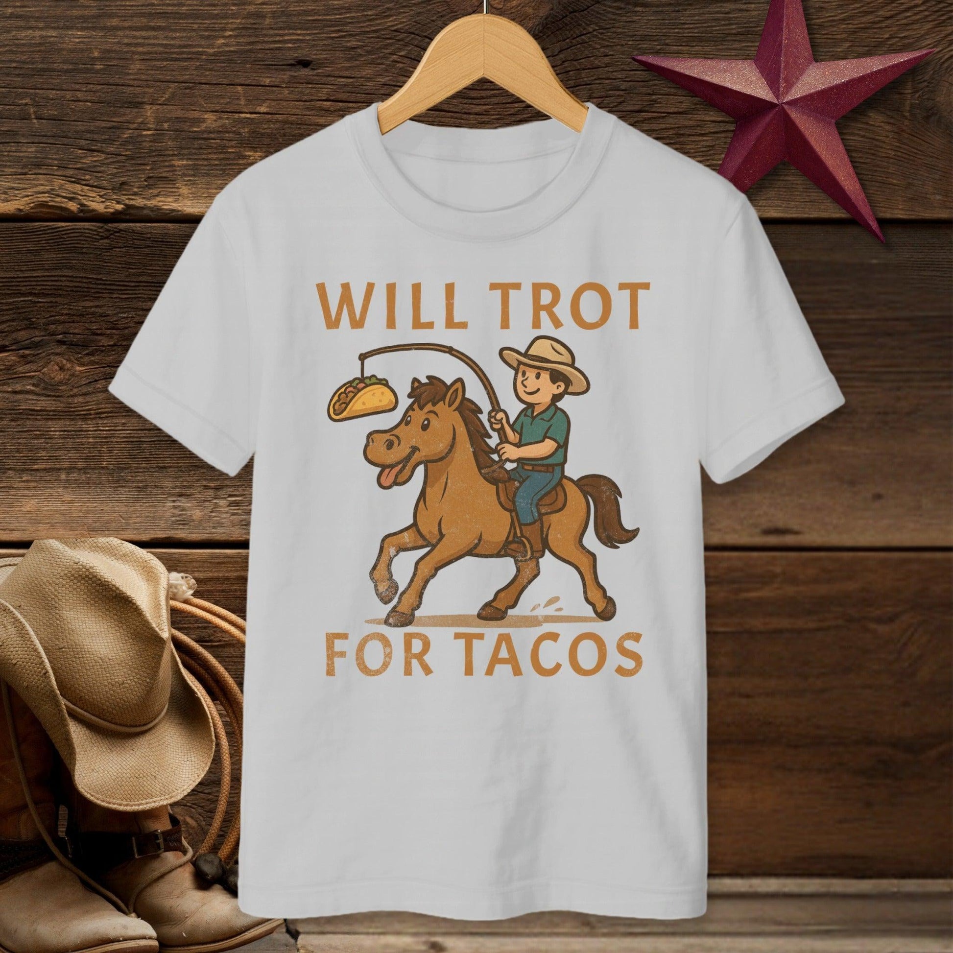 Will Trot for Tacos T-Shirt (Youth)