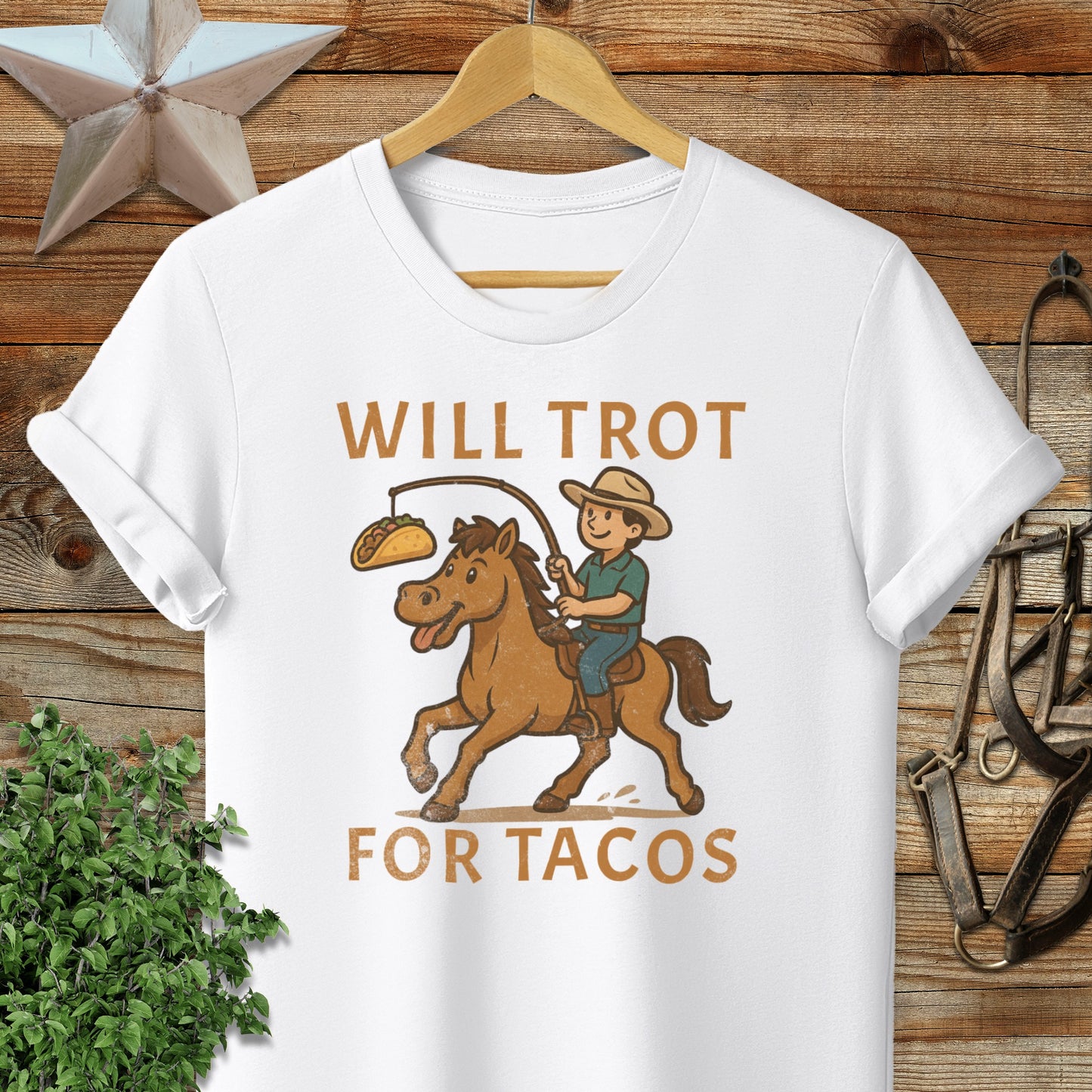 Will Trot for Tacos T-shirt