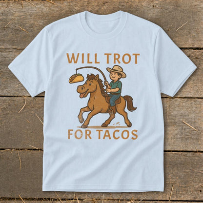 Will Trot for Tacos Youth Tee