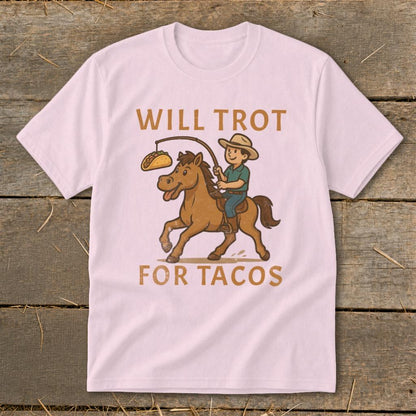 Will Trot for Tacos Youth Tee
