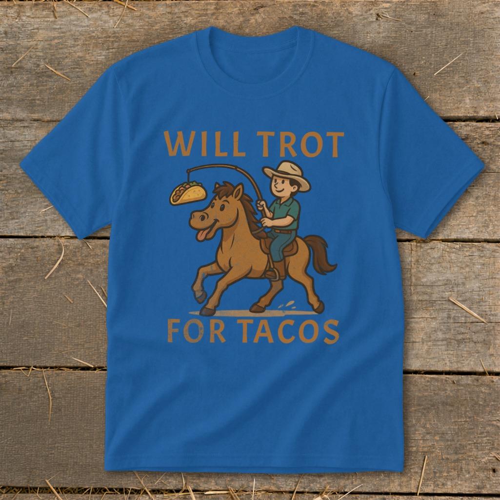 Will Trot for Tacos Youth Tee