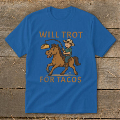 Will Trot for Tacos Youth Tee