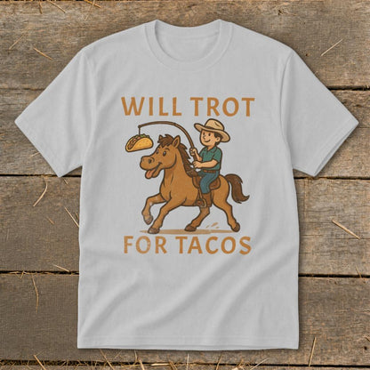 Will Trot for Tacos Youth Tee