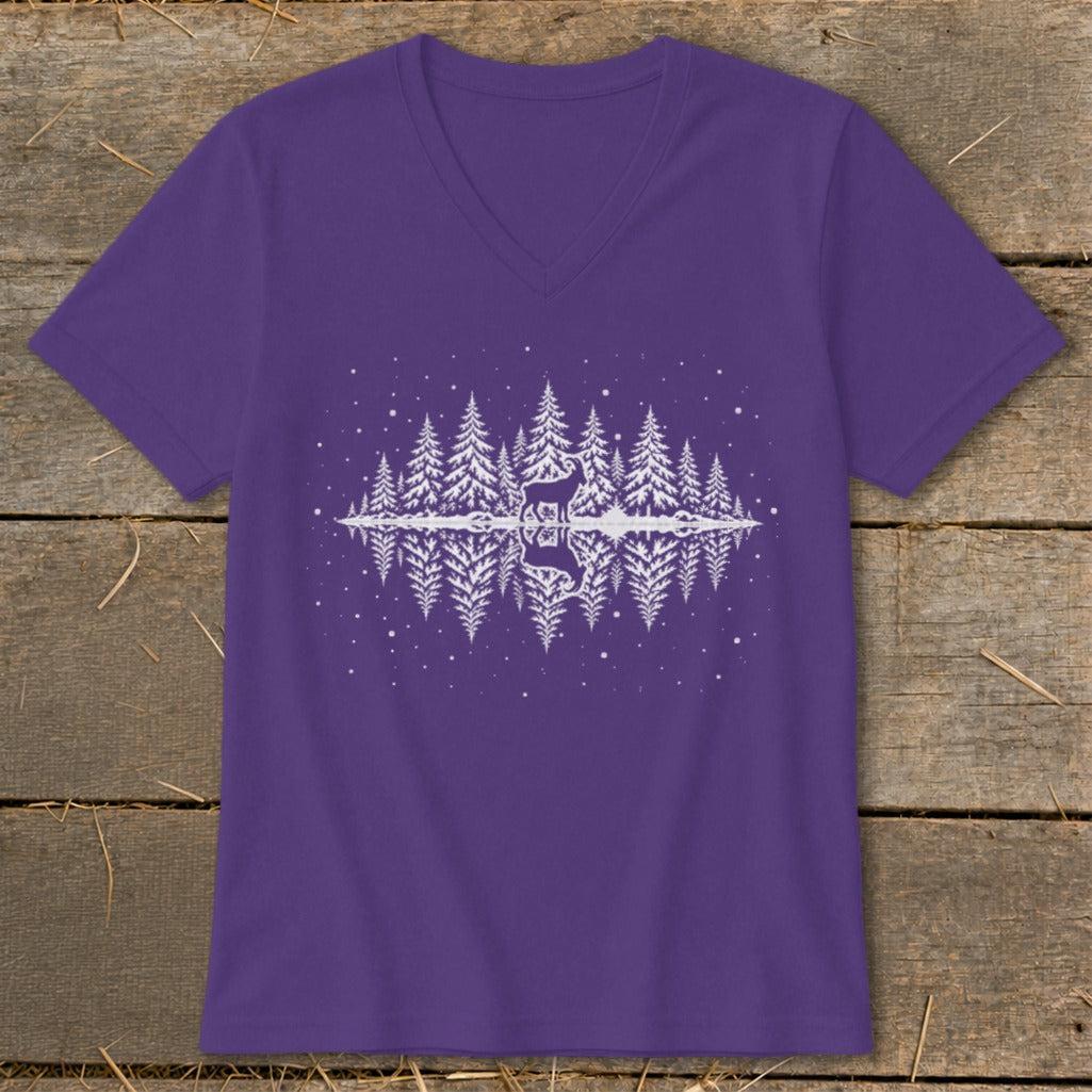 Winter Goat V-neck